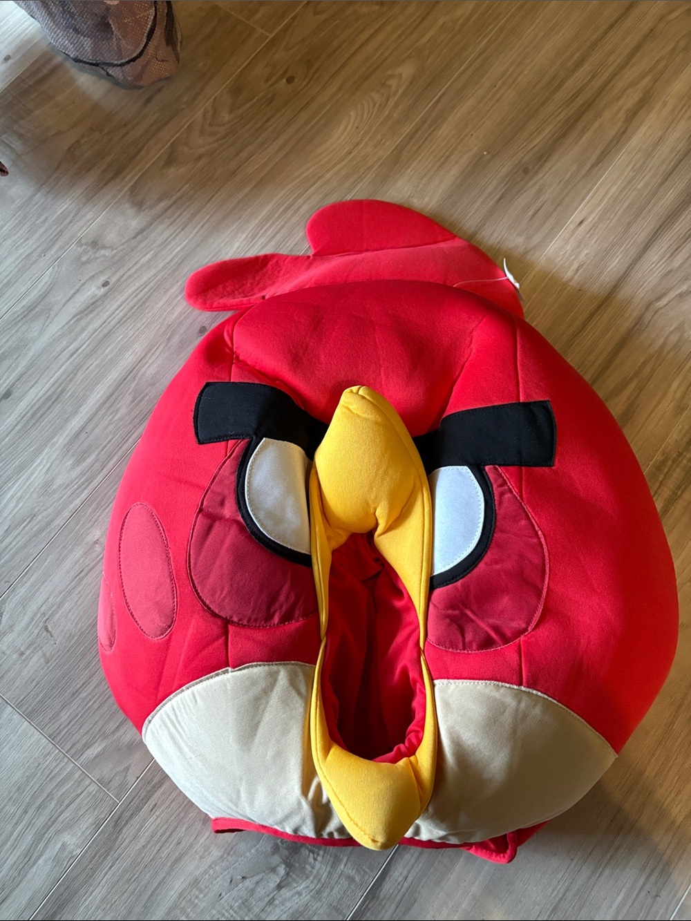 Red Angry Bird Plush Seat Cushion
